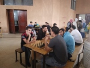 Launching chess tournament in Benha University's faculties